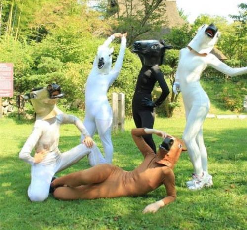 《刀剑乱舞》玩马头人SM？这种COS充满猎奇感