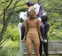 《刀剑乱舞》玩马头人SM？这种COS充满猎奇感