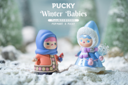 PUCKY换冬装 泡泡玛特喊你与PUCKY精灵冬日宝宝开冰雪趴啦
